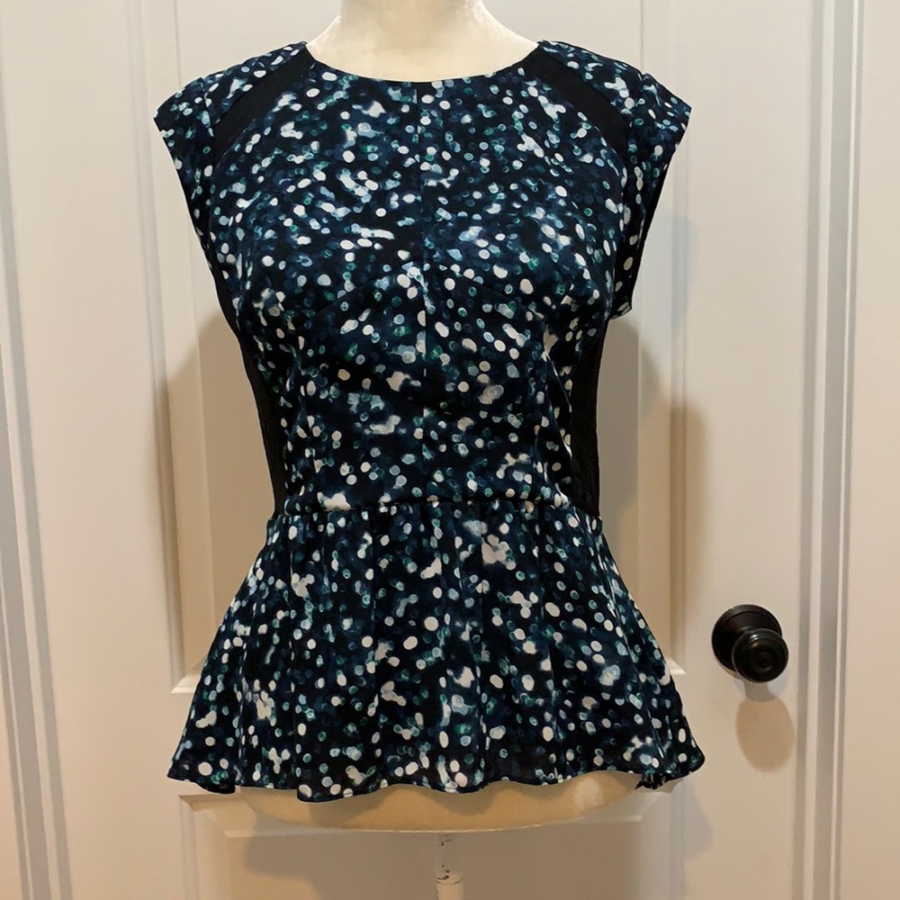 Rebecca Taylor peplum ruffle top